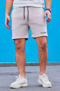 TRENDYOL MAN Lacivert Regular/Normal Kesim Kal?n/Ici Polarl? Kabartma Bask?l? Sort TMNSS25SR00011 - Trendyolmilla фото 5