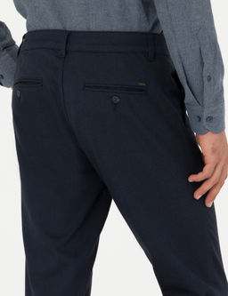 Lacivert Arm_rl_ Slim Fit Kanvas Pantolon