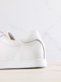 Кеды босоногие кожаные 189.астиw.Белый