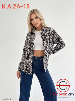 Женские рубашка с принтом