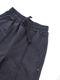 Брюки со стрелками для девочки подросткам 22-2012 синий джинс - Mini maxi фото 7