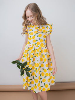 Платье хлопковое Апельсины 7+ - Bungly фото 5