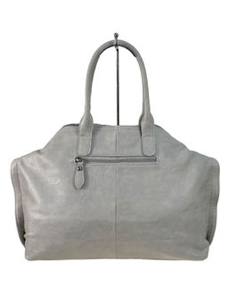 Женская сумка из искусственной кожи, цвет светло серый