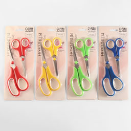 Цена за 2 шт. Набор ножниц универсальных, 5.5", 14 см / 6.5", 19 см, 2 шт., МИКС