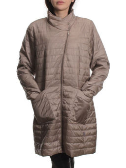 K-532 BEIGE Куртка демисезонная стеганая женская (70 гр. холлофайбер) - Fashion фото 3