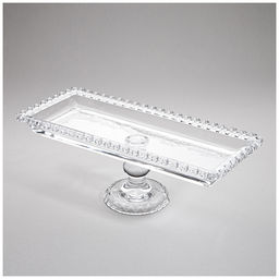 БЛЮДО СЕРВИРОВОЧНОЕ SWEETY НА НОЖКЕ 30Х13Х10 СМ