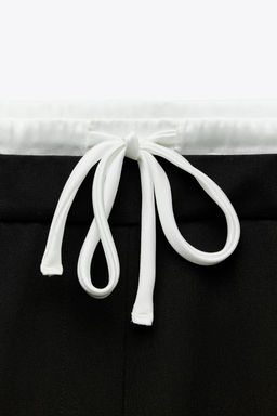 WIDE-LEG TROUSERS WITH DOUBLE WAISTBAND - Zara фото 64