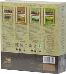 BASILUR. Лист Цейлона. Ассорти карт.пачка, 40 пак. фото 3