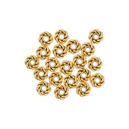 Zlatka Рондель MRR-04 8 мм 20 шт 02 под золото