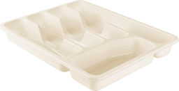 Цена за 2 шт. Лоток для столовых приборов 330х260х43 мм молочный туман PT156010048