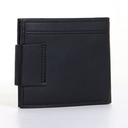 Портмоне мужское на магните, чёрное
