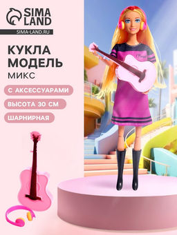 Кукла - модель Уроки музыки, с аксессуарами, МИКС