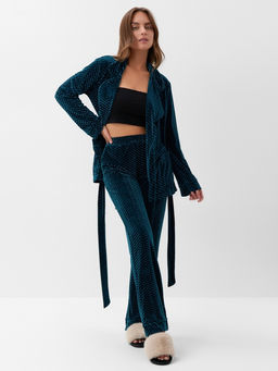 Жакет женский KAFTAN «Бархат», размер 46, зелёный