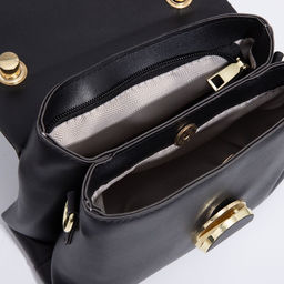 Сумка-мессенджер на клапане, цвет чёрный - Simaland фото 8