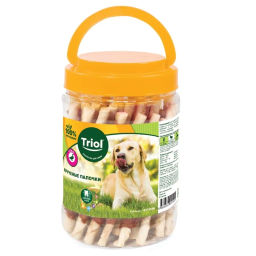 Крученые палочки с уткой д/соб. туба 340г Триол 10171046