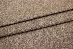 Рогожка Мелкая рябь цв.коричнево-бежевый, ш.1.5м, хлопок-100%, 165гр/м.кв - Купава фото 2