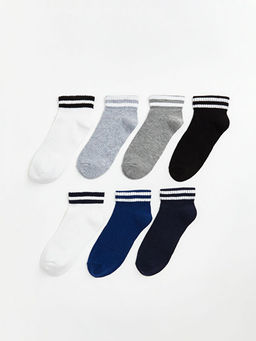 ?izgili Erkek ?ocuk Patik ?orap 7li