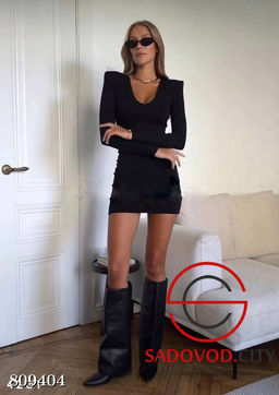 Платье-скимс с объемными плечиками - Bruno фото 6