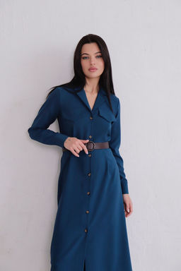 Платье-рубашка с английским воротником - Martichelli фото 366