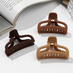 Цена за 12 шт. Крабик для волос «Матовый», геометрия дуга мини, 4.5 см, МИКС