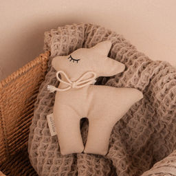 Цена за 2 шт. Мягкая игрушка Оленёнок, 15 см, цвет бежевый, с бантиком - Simaland фото 5