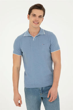 Мужской свитер цвета индиго - U.s. polo assn фото 3