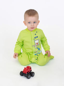 Комбинезон ясельный салатовый рыбак