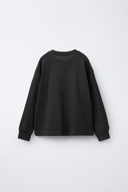 HEAVY WEIGHT EMBROIDERED SLOGAN T-SHIRT - Zara фото 2