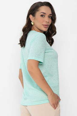 Футболка Нэсти (мята) Б14078-10М - Lt collection фото 3