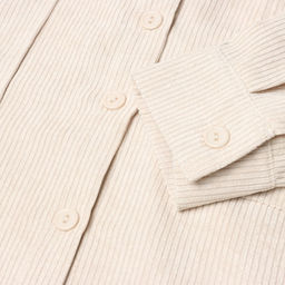 Рубашка женская MINAKU: Velvet collection, размер 46, молочная
