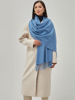 В составе шерсть ! теплый двусторонний палантин - Tantino фото 2