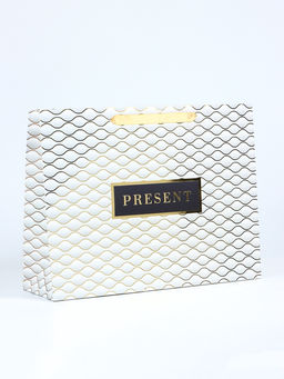 Пакет подарочный ламинированный горизонтальный Present, L 40×31×14 см