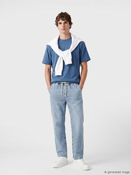 Джинсы мужские Baggy Fit Erkek Jean Pantolon