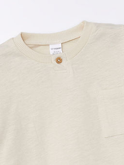 Bisiklet Yaka K?sa Kollu Bask?l? Erkek Bebek Ti??rt - Waikiki фото 2