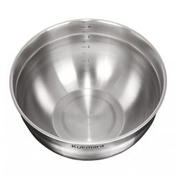 Миска из нержавеющей стали Safia 4,9л, д24см, h13,1см, s0,5мм, глубокая, мерная шкала, нержавейка AISI 304 (18/10) (Россия) - Домашняя мода фото 2