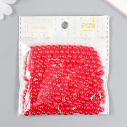 Бусины для творчества пластик Розовый для Барби набор 200 шт d=0,6 см МИКС - Арт узор фото 5