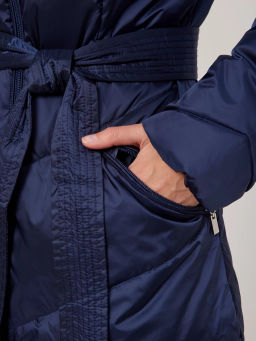 Пальто женское 1241123010 blue - Eleganzza фото 7