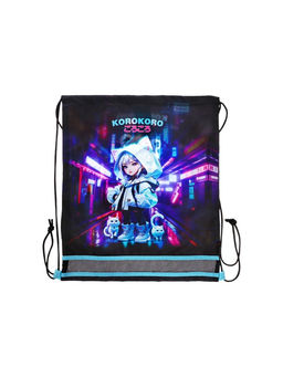 Мешок для обуви deVENTE на шнурке, с сеткой, принтом, размер 47×1×40 см