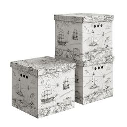 Короб картонный, складной, квадратный, 31.5*31.5*31.5 см, набор 3 шт., EXPEDITION, шт