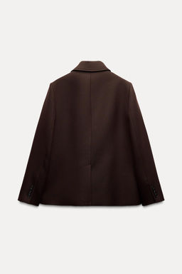 DOUBLE-BREASTED BUTTON BLAZER ZW COLLECTION - Zara фото 8