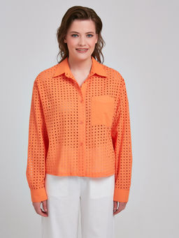 Рубашка укороченная - Stilla фото 4