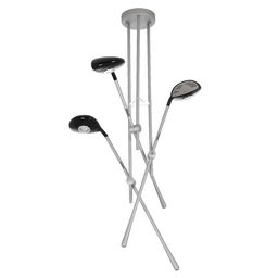 Люстра «3 клюшки» 65×75 см, 3×10 Вт, алюминий, пластик, свечение тёплое белое