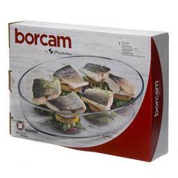 BORCAM Лоток для СВЧ овальный 3,2 л, арт.59074 (1017158) КОРОБКА