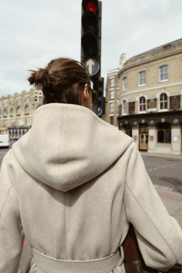 SOFT HOODED COAT