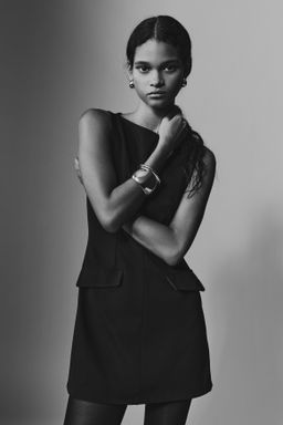 Vestido con escote barco - H&m фото 5