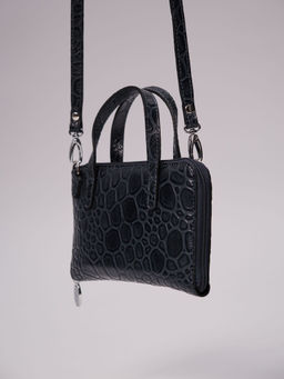 Сумка кожаная Azaro 30850 синий камень