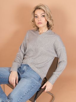 Джемпер с фигурной линией низа - Stilla фото 8