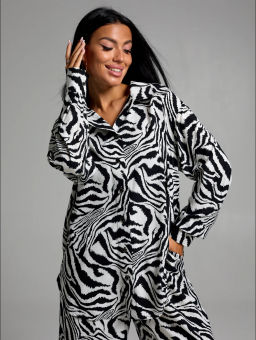 Рошель костюм женский (зебра белая)