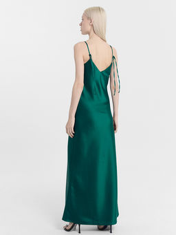 Платье-комбинация зеленое - Mark formelle фото 4