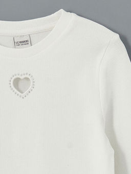 Bisiklet Yaka K?z ?ocuk Ti??rt ve ?ort Etek - Waikiki фото 3